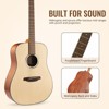 Whizmax Acoustic Guitar,41"Acoustic Guitar Kit Full Size Dreadnought Acustica Guitarra Bundle for Beginner Adult Teen - 3 of 4