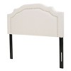 Queen/Full Killian Headboard Tufted Modern and Contemporary Upholstered Fabric Headboard-Christopher Knight Home - 4 of 4