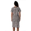 Just Love Womens Short Sleeve Nightgown  - Sleep Dress with Bow - image 3 of 3