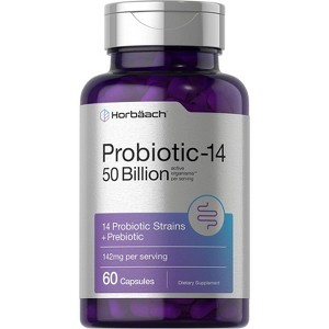 Horbaach Probiotics 50 Billion CFU | 60 Capsules - 1 of 2