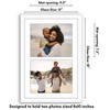 Americanflat 6x9 Picture Frame with Shatter-Resistant Glass - Gallery Style Frame with Engineered Wood - Signature Collection - Black - 2 of 4
