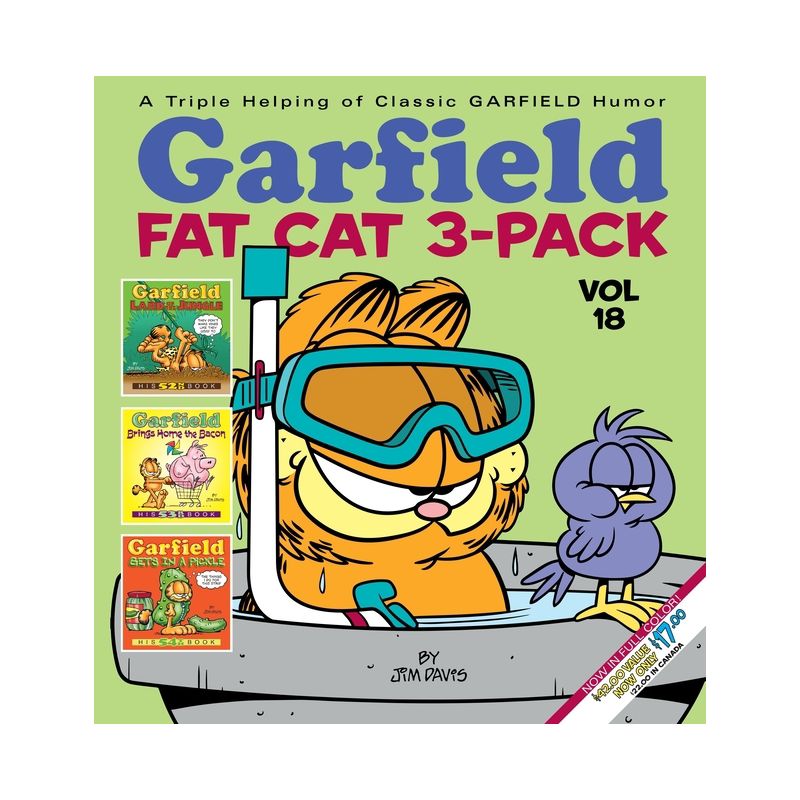 Garfield Fat Cat 3-Pack, Volume 18 - by  Jim Davis (Paperback), 1 of 4
