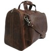 Amerileather Waxy Brown Leather Two Piece Set Traveler - 4 of 4