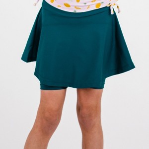 Calypsa Girl's Midi Swim Skort - 1 of 3