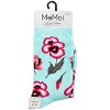 Memoi Women's Pansy Limited Edition Cotton Blend Crew Sock Light Blue 9-11 - 4 of 4