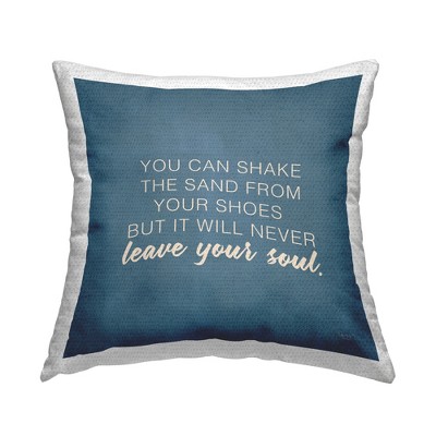Stupell Industries Sand Never Leaves Soul, 18 x 18