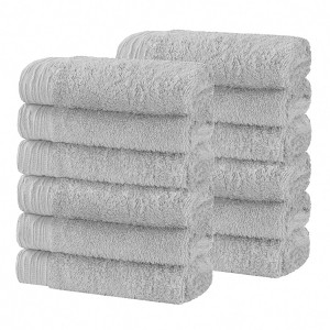 Rayon From Bamboo Cotton Blend Eco-Friendly Hypoallergenic Solid Bathroom Towel Set by Blue Nile Mills - 1 of 4