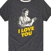 Boys' - Star Wars - Valentine Princess Leia I Love You Short Sleeve Graphic T-Shirt - 2 of 4