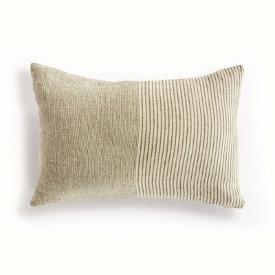 Plum & Post Otis Pinstripe Lumbar Pillow