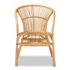 Murai Rattan Dining Chair Natural/Brown - bali & pari - 3 of 4