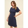 WEST K Women's Elli Short Flutter Sleeve High-Waist Mini Dress - 3 of 4