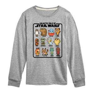 Boys' - Star Wars - Galactic Pals Of Long Sleeve Graphic T-Shirt - 1 of 3