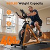 YOSUDA Magnetic Exercise Bike with 400 lbs capacity & 50 lbs flywheel- Exclusive app, tablet holder, and adjustable seat & handlebars. - 3 of 4