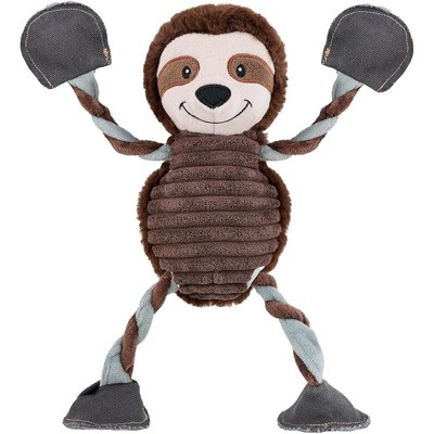 ZippyPaws Dog Toy Plush Dog Chew Toy with 5 Squeakers, Interactive and Durable Pet Toy for Chewing and Playing