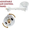 GasOne High Pressure Cast-Iron Round Burner Head with Brass Fitting O, Regulator & Hose, 50200+2109 - 4 of 4