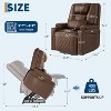 Garvee Lift Recliner Chair Sofa with USB Ports, Remote Control, Side Pockets & Cup Holders, 3 Positions - 2 of 4
