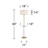 Possini Euro Design Possini Bellini 65" Faux Marble Floor Lamp with Tray Table and USB - 4 of 4