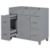 36-Inch Bathroom Vanity Cabinet, Single Sink,Shaker Cabinet With Soft-Closing Cabinet Door And Deep Drawer-Cuddlewood - 3 of 4