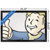 Trends International Fallout - Vault Boy - Thumbs Up Close-Up Framed Wall Poster Prints - 3 of 4