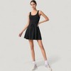 Anna-Kaci Active Women's Sleeveless Tennis Dress with Scoop Neckline and Waist Tie Detail - 2 of 4