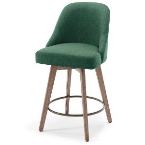 Bekrvio 26'' Counter Height Bar Stools, Linen Fabric - 1 of 4