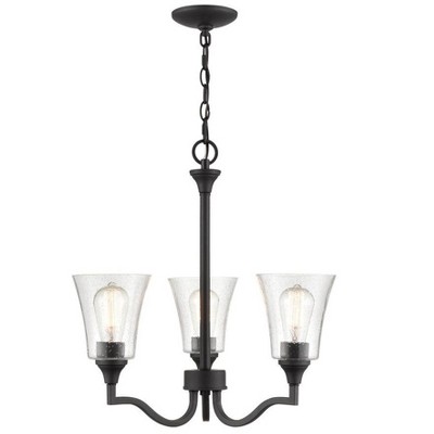 Millennium Lighting Caily 3 - Light Chandelier in  Matte Black