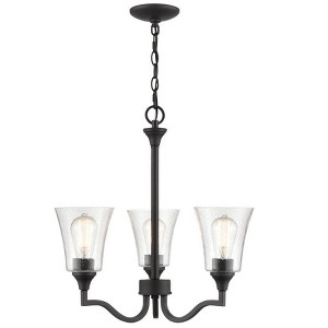 Millennium Lighting Caily 3 - Light Chandelier in  Matte Black - 1 of 2
