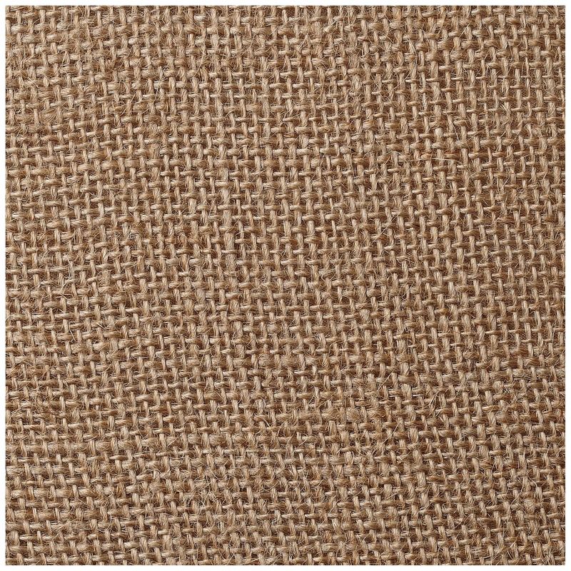 Brentwood Natural Burlap Medium Rectangle Lamp Shade 10" Wide x 7" Deep at Top and 16" Wide x 12" Deep at Bottom and 11" Slant x 10.5" H (Spider), 4 of 7