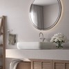 Evideco French Home Goods Wall Mounted Hand Towel Holder Bar Ring Stainless Steel - 2 of 4
