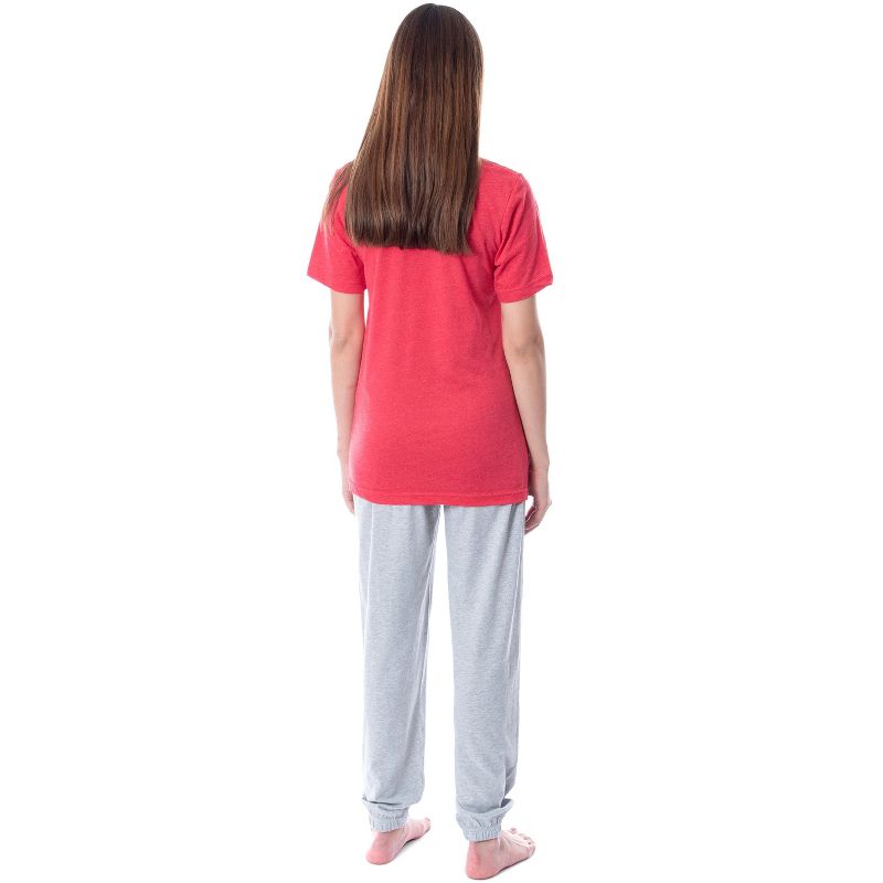 Despicable Me Womens' Chibi Minions More Than A Minion Sleep Pajama Set Multicolored, 3 of 4