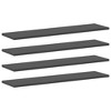 vidaXL Bookshelf Boards 4 pcs Gray 31.5 in.x7.9 in.x0.6 in. Engineered Wood - 2 of 4