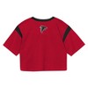 NFL Atlanta Falcons Women's Short Sleeve Fashion Crop Jersey - 3 of 3