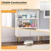 1SET Grade Particle Board Cabinet - 15Mm Thickness Particle Board, 3Mm Density Board, Melamine Finish with Two Magnetic Door Catches, Dining Cabinet - 4 of 4