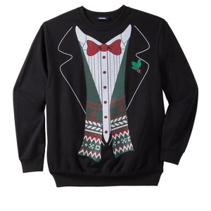 KingSize Men's Big & Tall Graphic Fleece Sweatshirt - 1 of 4