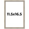 PosterPalooza | Photo Size Classic Modern Silver Frame - UV Acrylic, Foam Board Backing, Hanging Hardware - 2 of 4
