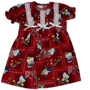 Doll Clothes Superstore Handmade Kitty Print Nightgown for 18 Inch Girl Dolls – Cute Pajamas for American Girl & Similar Dolls - 1 of 4