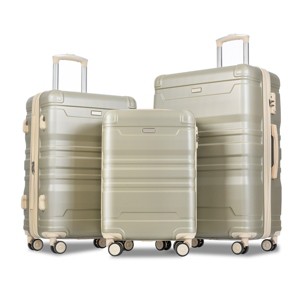 LOVMOR Luggage Sets New Expandable Hardshell 3pcs Clearance Luggage Hardside Lightweight Durable Suitcase sets Spinner Wheels Suitcase with TSA Lock - 1 of 4