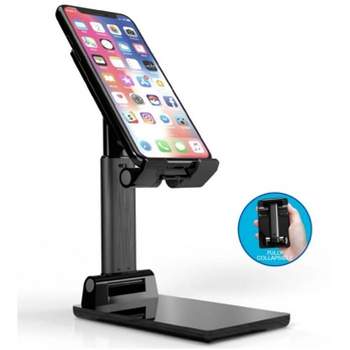 Link Foldable Smartphone and Tablet Stand Handsfree Mobile Phone Holder for Desk - Great For Home, Office, Dorm & More