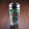 Silver Buffalo Star Wars Boba Fett 16oz Stainless Steel Travel Mug - 4 of 4