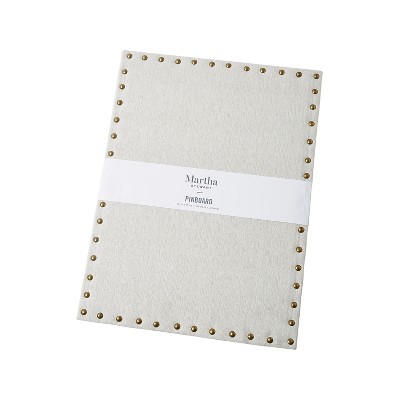 Martha Stewart Linen Bulletin Board Frameless 20" x 15" (MS104B)