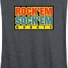 Women's - Rock 'Em Sock 'Em Robots - Rock 'Em Sock 'Em Logo Graphic Racerback Tank - 2 of 4