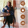Catalonia Oversized Hoodie Sweatshirt Cape, Casual Hoodie Cape, Batwing Coat Pullover Blanket | Fluffy Fleece, Comfortable, Roomy | for Adults - 2 of 4