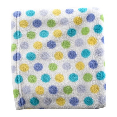 Counting the Jungle Babies Fleece Baby Blanket in Blue