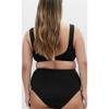 Women's Plus Size Vigo Hi Waist Bikini Brief - black | CITY CHIC - 2 of 4