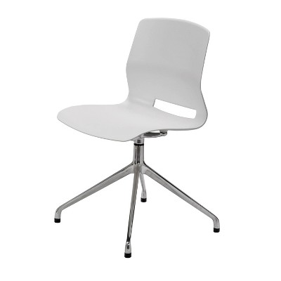 Lola Post Swivel Office Chair Light Gray - Olio Designs