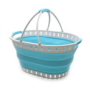 SAMMART 25L (6.6 gallon) Collapsible Plastic Laundry Basket - 1 of 4