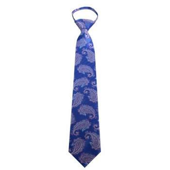 Men's Paisley 3.25 Inch W And 20 Inch L Zipper Neckties