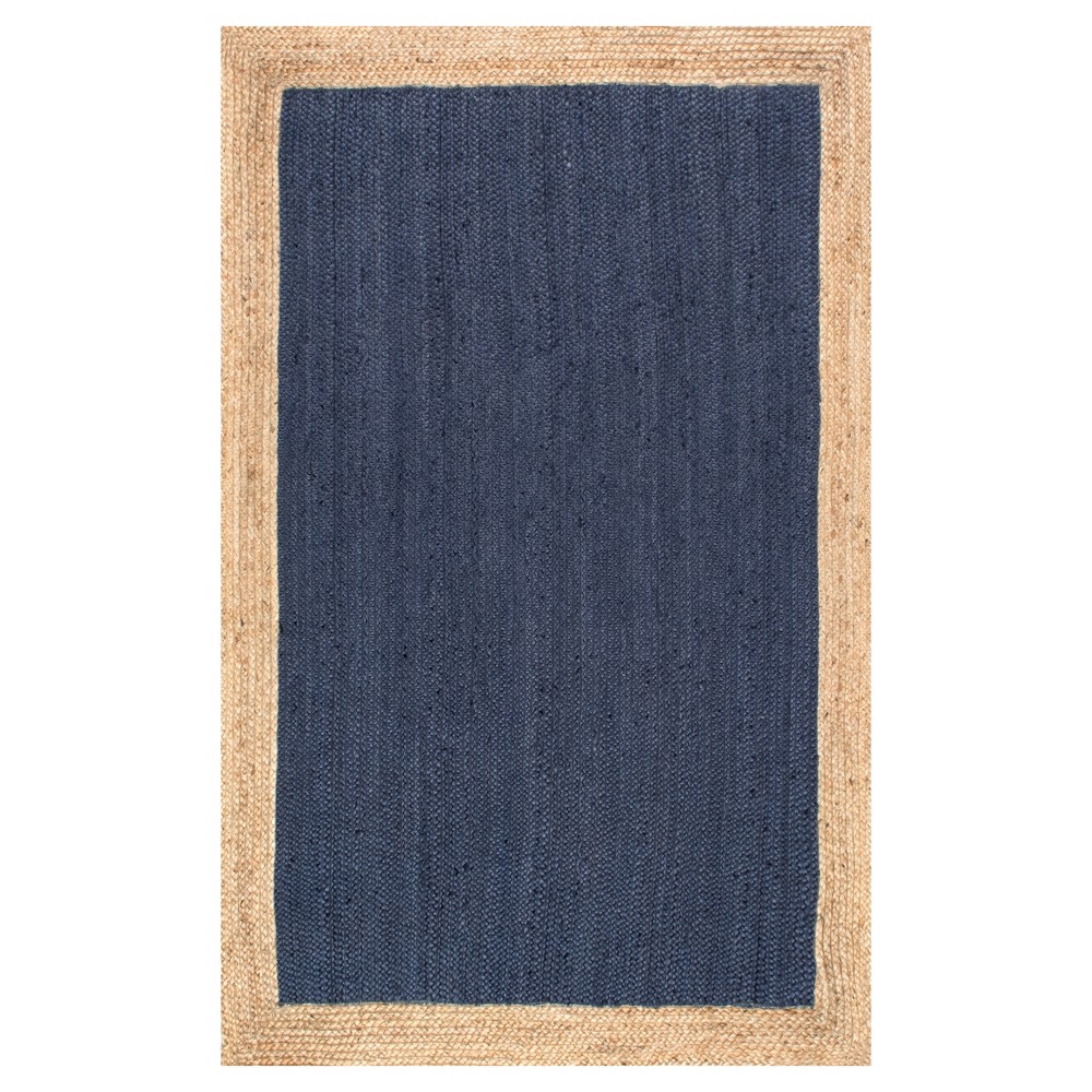 4'x6' Hand Woven Eleonora Area Rug Blue- nuLOOM