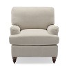 Okak Elegant Accent Chair with Cozy Soft Removable Padded 1pc Solid Wood Legs Modern Single Sofa for Living Room Bedroom Reading Room - 2 of 4