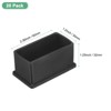Unique Bargains Rectangle PVC Durable Anti-Slip Furniture Leg Caps - 3 of 4